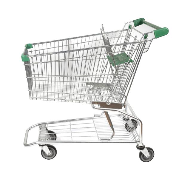 Buy cheap High Sales 125L Classic Conventional American Metal Shopping Cart Wholesale Grocery Supermarket Cart from wholesalers