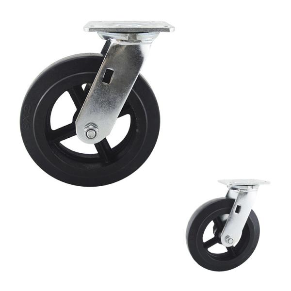 Buy cheap 8 Inch Big Wheel Swivel Plate Hollow Core Heavy Duty Casters from wholesalers