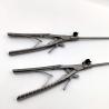 Buy cheap 330mm and 420mm Length V-Shaped Curved Needle Holder for Medical Surgical Laparoscopy from wholesalers