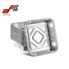 Buy cheap OEM Logo Silver 1320ML Square Aluminum Foil Container With Lid from wholesalers