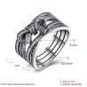 Buy cheap 925 Sterling Silver Bowknot Finger Ring With Crystal Women Ring European Original Jewelry Gift from wholesalers
