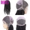 Buy cheap Brazilian Full Lace Human Wigs Deep Curly With Baby Hair Dyed Bleached Medium Cap Size from wholesalers