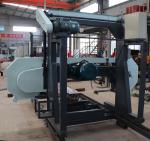 wood portable sawmill band sawing machine, electric horizontal log cutting