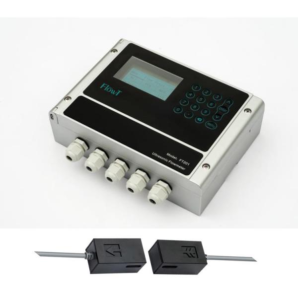 Buy cheap Wall Mounted Water Flow Meter Ultrasonic Doppler Type Portable 12VDC from wholesalers