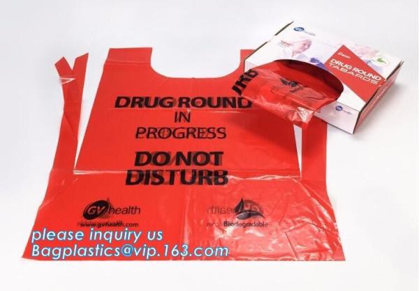 Buy cheap Medical disposable aprons for doctor, LDPE coated biohazard apron,Surgical Apron, Logo Printed Disposable medical Plasti from wholesalers