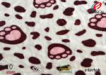 270gsm Super Soft Plushed Flannel Fabric , Polyester Velvet Fabric For Pajamas