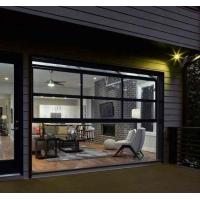 Buy cheap 380V Automatic Garage Door Black Sectional Panel 5mm Frosted Glass product