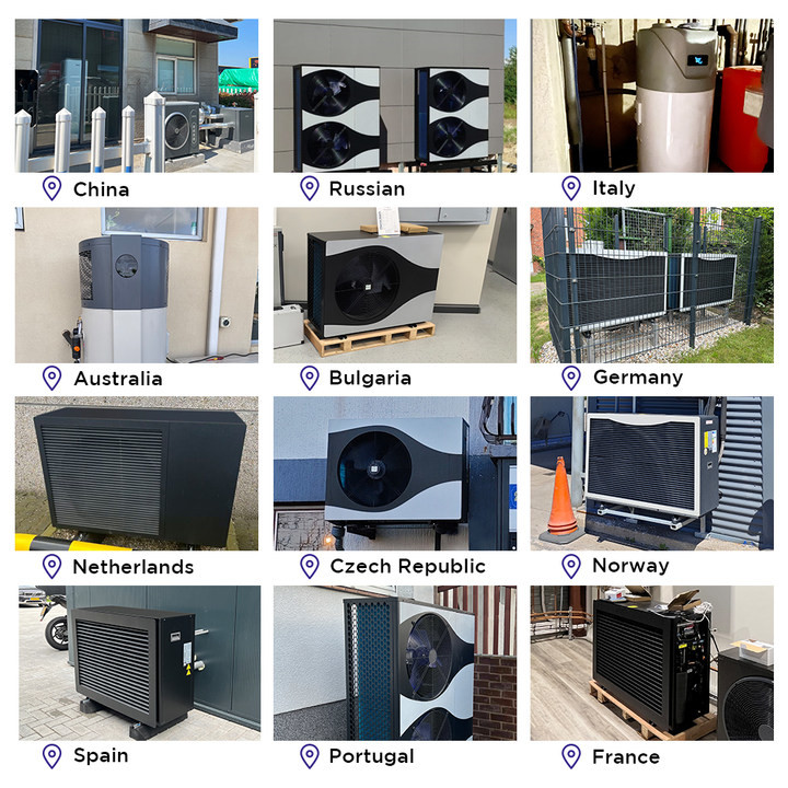 50KW/100KW/200KW/400KW R410A High Efficiency Environmentally Friendly Commercial Heat Pump With MODBUS Communication