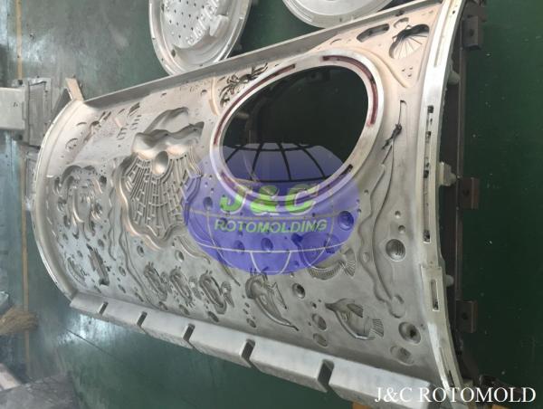 Buy cheap Aluminum Block Precision Rotational Molding , Plastic Climbing Rotational Mold from wholesalers