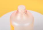 Pink Cap 180ml 350ml Round Plastic Toner Bottle For Water
