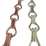 Hook Link With Anodized Insect Screen Room Dividers Aluminum Double Chain