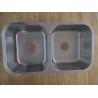 Buy cheap 1.5mm Thickness Double Bowl Undermount Stainless Steel Sink from wholesalers