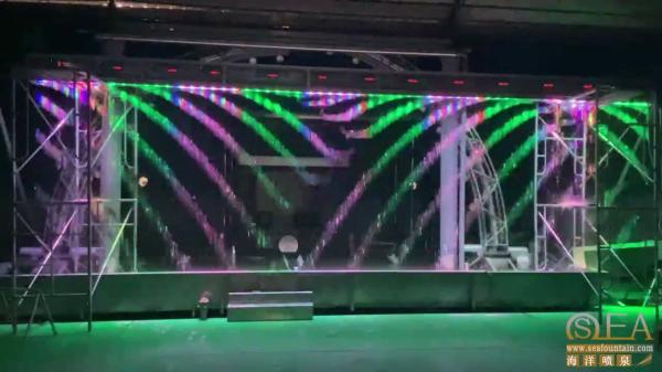 Buy cheap Technical Support Musical Interactive Digital Water Curtain Fountain from wholesalers