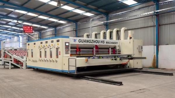 Buy cheap Four Color Automatic Slotting Die Cutting Machine Flexo Ink Printing from wholesalers