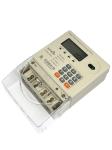 Keypad Operation Enabled Smart Prepaid Electricity Meter with Transparent