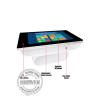 Buy cheap Indoor Outdoor 46 Inch Touch Screen Kiosk Tea Table Coffee Information Kiosk from wholesalers