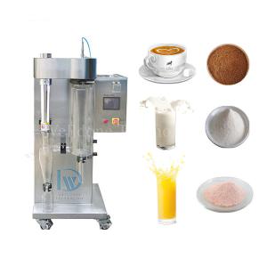 China PLC Control Lab Spray Dryer Double Gas Feeding Liquid Granulating Nozzle Spray Dryer on sale
