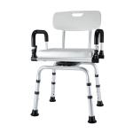 Lightweight Rotating Shower Seat 45*44*70cm Flexible Non Slip Tips