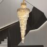 Buy cheap Hall Living Room Chandelier Smoky Gray Crystal Lamps art deco style gold chandelier(WH-NC-42) from wholesalers