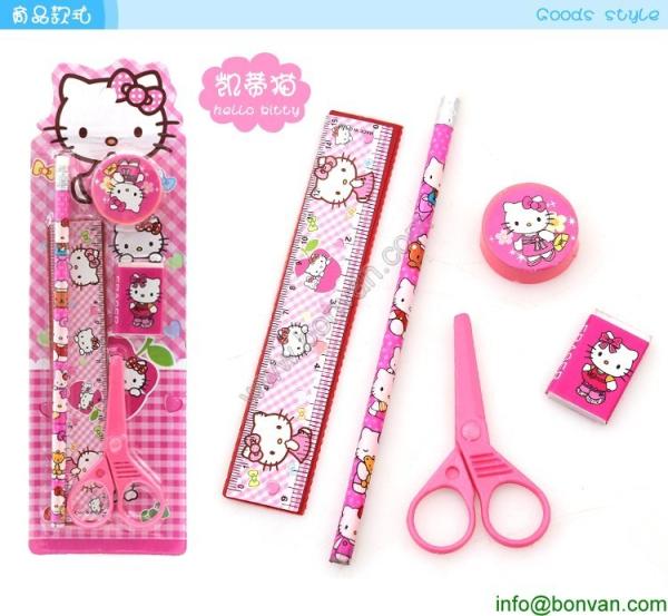 Buy cheap School Gift Pencil Eraser set,Yiwu Cute Cartoon Children Stationery Set from wholesalers