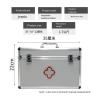 Buy cheap First aid box Aluminum alloy medical box empty, can store conventional drugs for first aid from wholesalers