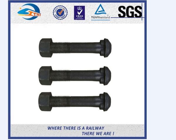 Buy cheap Q235 35# Long Rod Galvanizing Hook Railway Bolt With Black Anodize from wholesalers