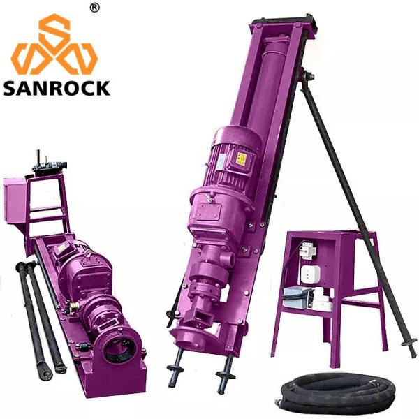 Buy cheap Portable Mining Bucket Drilling Rig Pneumatic Rotary Borehole DTH Drill Rig from wholesalers