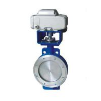 Buy cheap Eccentric Wafer Electric Actuated Butterfly Valve 10 Inch Stainless Steel product