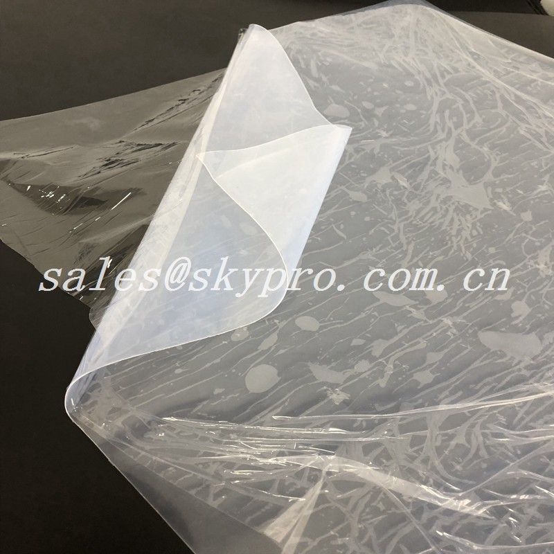 Soft Transparent Clear Silicone Rubber Sheet Roll , FDA Die Cut Silicone Roll