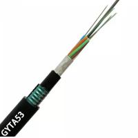 Buy cheap Outdoor Single Mode Fiber Optic Outdoor Cable G652d Double Sheath For Communicat product