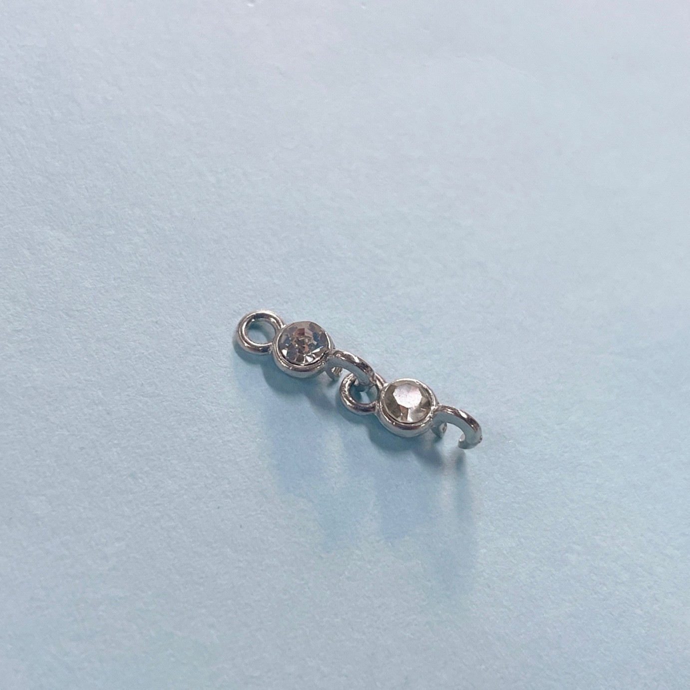 Moon Shape Metal Trims Bra Charms Length Within 15mm