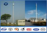 Microwave Mobile Cell Phone Tower Telecommunication pole HDG & Powder Coated