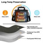 24 Can Insulated Cooler Tote Bag For Outdoor Picnic