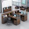 Buy cheap ISO9001/ISO14001 Certified Staff Office Desk and Chair Combination for 2 or 4 People from wholesalers