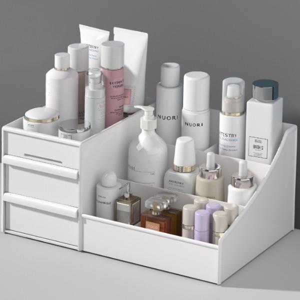Buy cheap Partition Drawer Type Household Storage Container Desktop Cosmetic Storage Box 330g from wholesalers