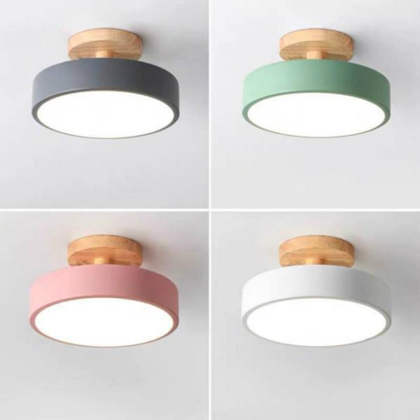 Buy cheap Ceiling Lights Modern Led Nordic Wood Lighting Fixture Indoor led panel ceiling light(WH-WA-24) from wholesalers