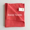 Buy cheap Red solid stripe 100% poly bathroom absorbent water drying wipe,cake towels kitchen cleaning rags size 38*51cm from wholesalers