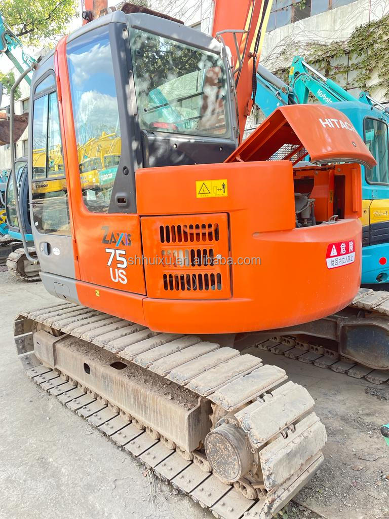hydraulic excavator used Hitachi zx 75/second hand Hitachi zx75 on sale