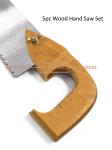 5pc Wood Hand Saw Set,Size:495mm,300mm,298mm,252mm,225mm,Cutting Wood,Pruning