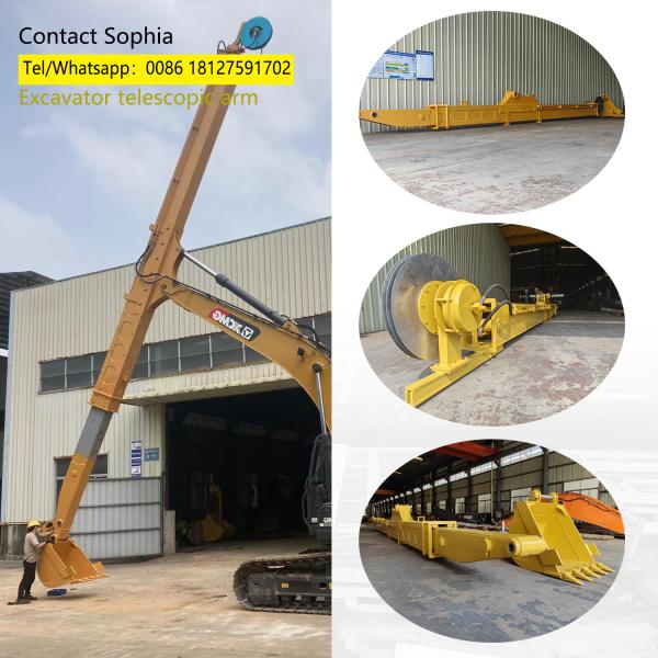 Buy cheap BS900 Steel Plate Telescopic Excavator Arm Boom for ZX330 ZX350 ZX360 Excavators from wholesalers