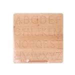 Double-sided Letter Tracking Board,Wooden Alphabet Tracing Board from Montessori