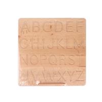 Buy cheap Double-sided Letter Tracking Board,Wooden Alphabet Tracing Board from Montessori product