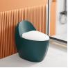 Buy cheap Green Egg Shaped S Trap ADA Comfort Height Toilet Siphon Jet Flushing from wholesalers