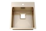 Luxurious Bathroom Sink Durable 18 Gauge Stainless Steel Material