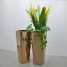 Buy cheap Custom Color Smooth Stainless Steel Flowerpot from wholesalers