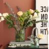 Buy cheap Clear Polished Baskets Hand Blown Decorative Glass Vases from wholesalers