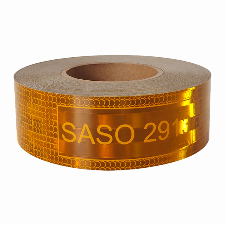 Conspicuous SASO 2913 Reflective Tape Radium Tape Roll Yellow