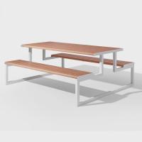 Buy cheap Powder Coated L2000*W1540*H760mm Metal And Wood Garden Table product