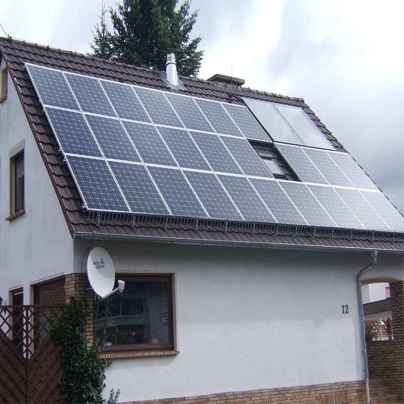 Metal Flat Roof PV Fixings Kit Energy Saving Solar Roof Mounting System