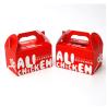 Buy cheap Custom Recycled Box Chips Disposable Fast Food Roast Take Away Box For Resataurant from wholesalers